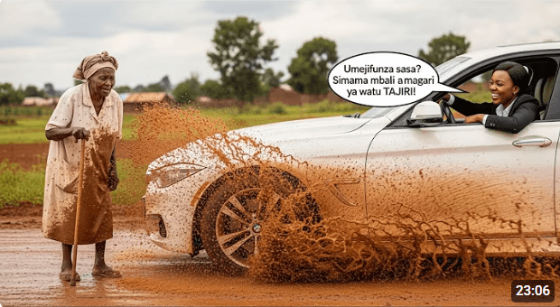 Binti wa Bilionea Alimwagia Maji Machafu Mwanamke Mzee Maskini na Kumcheka, Siku Iliyofuata…