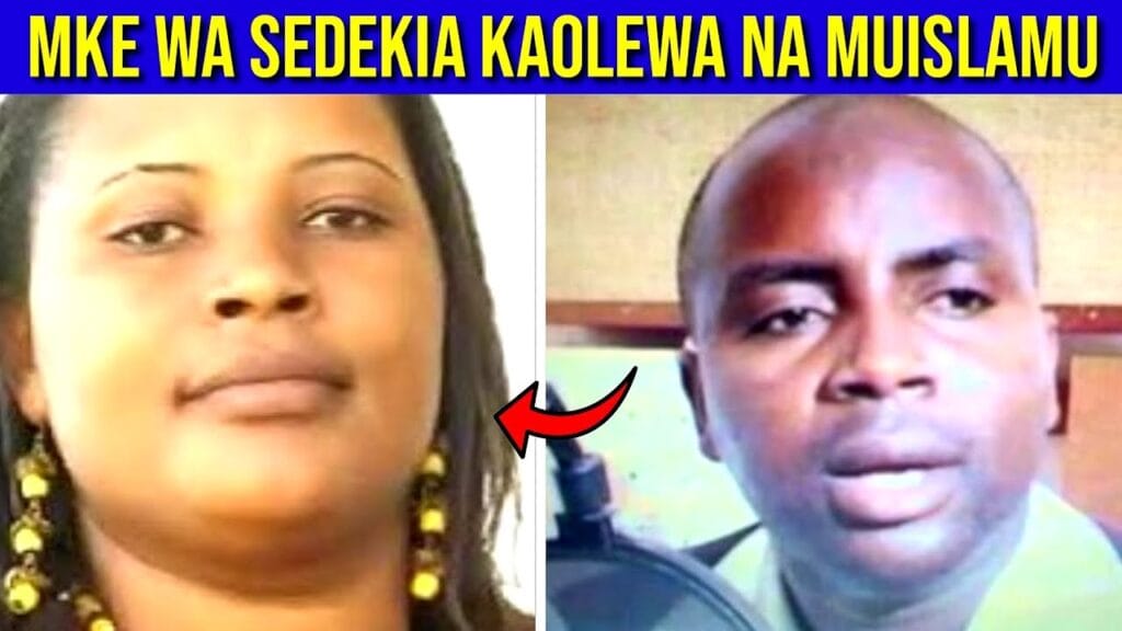 MAKUBWA.! Mke Wa Fanuel Sedekia Aolewa Na Muislamu Anayedaiwa Kuwa Alikuwa Mchepuko Wake